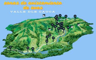Zonas de Avistamiento de Aves en el Valle del Cauca
